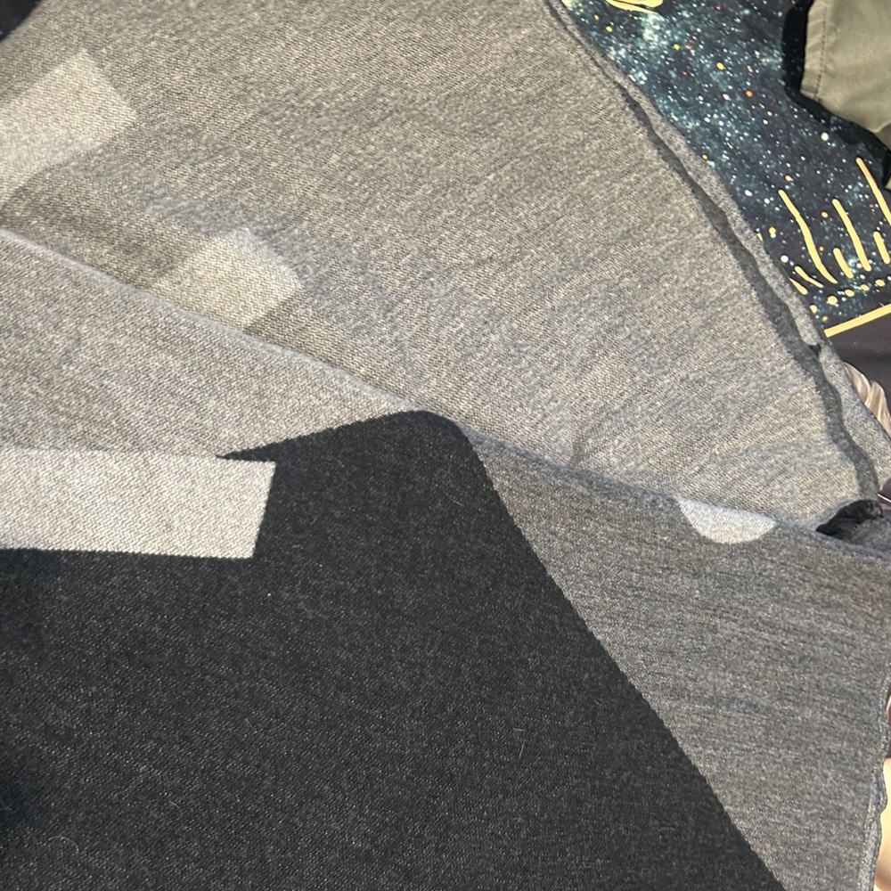 Calvin Klein Charcoal Knit wrap